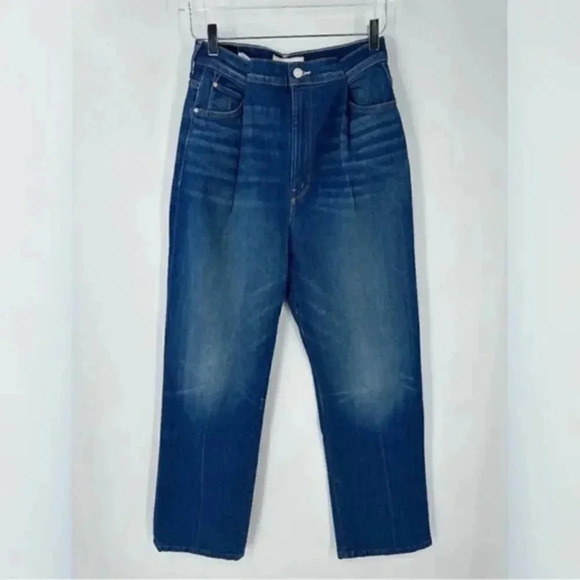 MOTHER The Pinch Sneak Wide Leg Jeans Size 25 B64 - Picture 4 of 6
